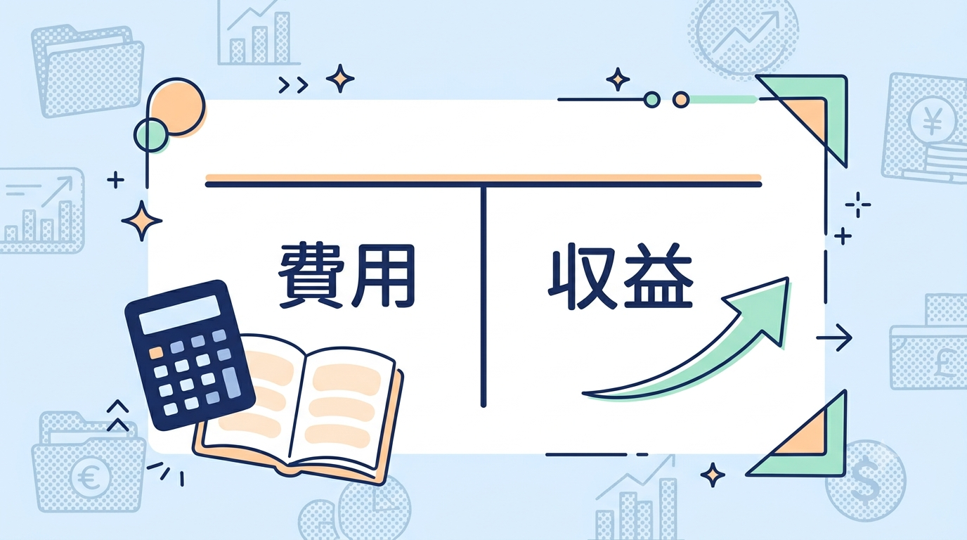 P/L勘定科目の借方・貸方の定位置を解説するイメージ図