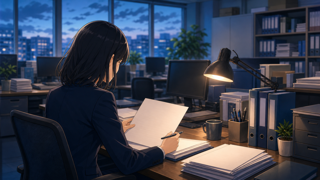 年末調整で聞きにくいことを確認する経理担当者のイメージ